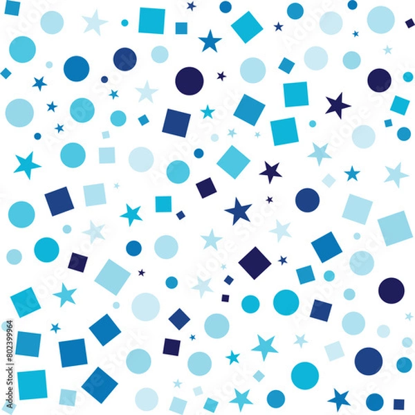 Fototapeta Bauhaus geometric vector pattern design 