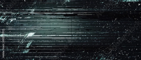 Obraz Abstract digital glitch art with noise texture