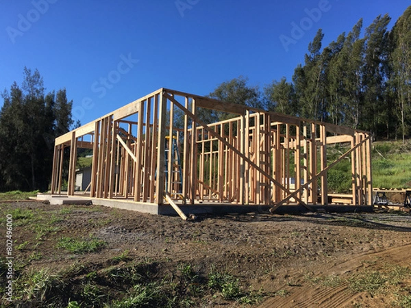 Obraz new house construction