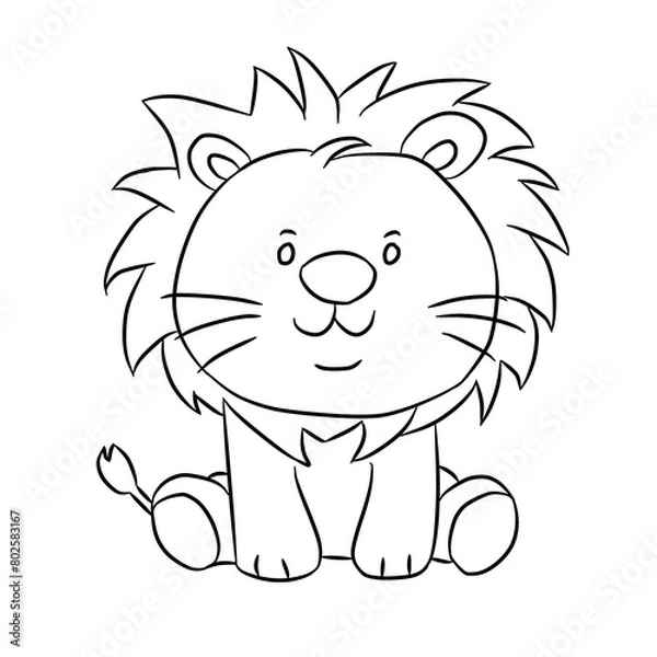 Obraz lion character