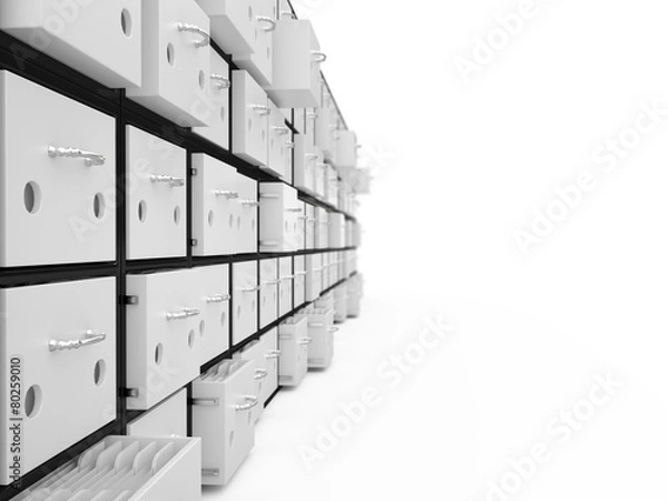 Obraz Filing cabinet, 3D