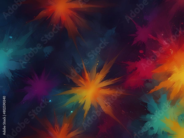 Fototapeta abstract colorful background, AI Generation image