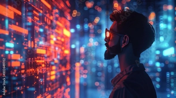 Fototapeta Social media platforms act as a catalyst for evolving communication dynamics.