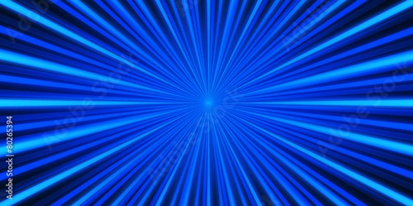 Fototapeta Blue rays background