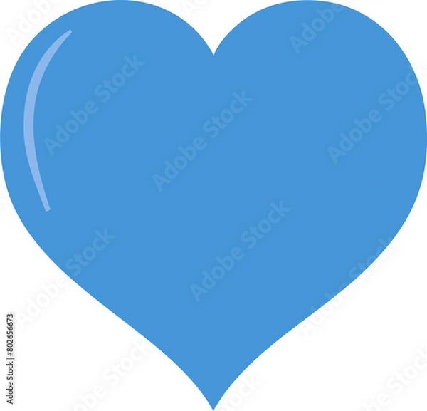 Obraz blue heart