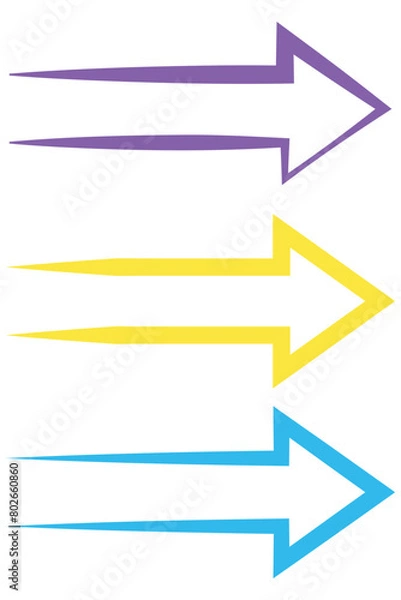 Fototapeta arrow icon vector, arrow left direction isolated, arrow icon for using technology devices