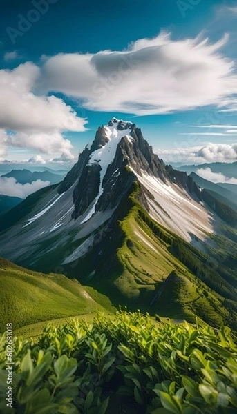 Fototapeta landscape with sky