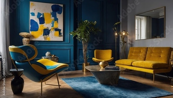 Fototapeta living room interior