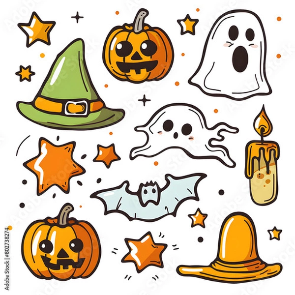 Fototapeta halloween pattern