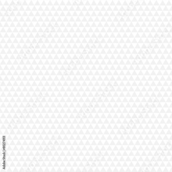 Fototapeta Seamless pattern gray triangle on white background. Vector