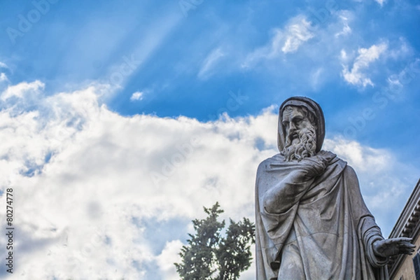 Obraz statua in piazza del popolo