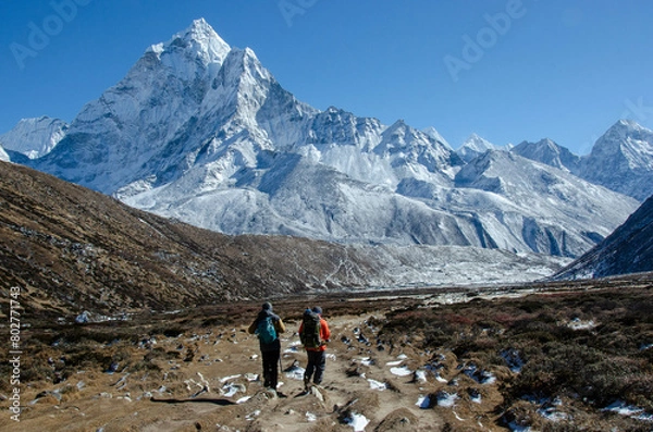Obraz Mountain trekking