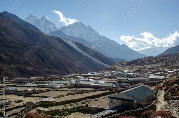 Obraz Village in mountain