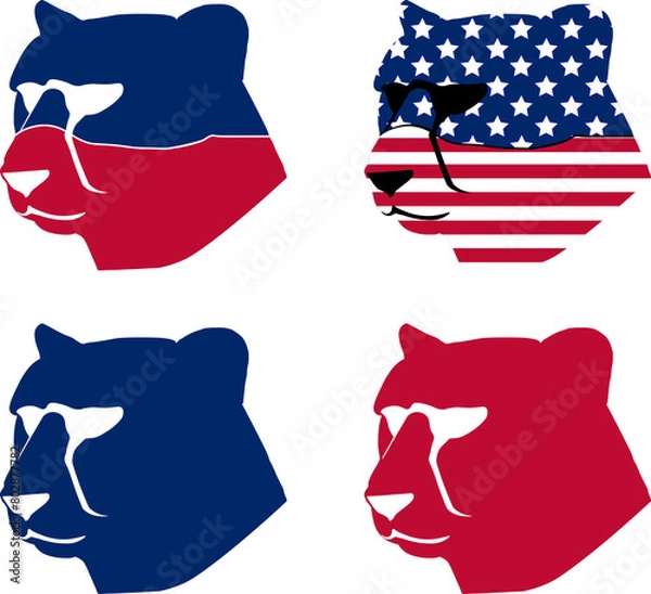 Fototapeta Cheetah logo