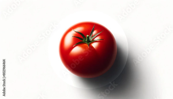 Obraz tomato on a white background