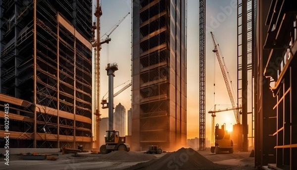 Fototapeta building construction