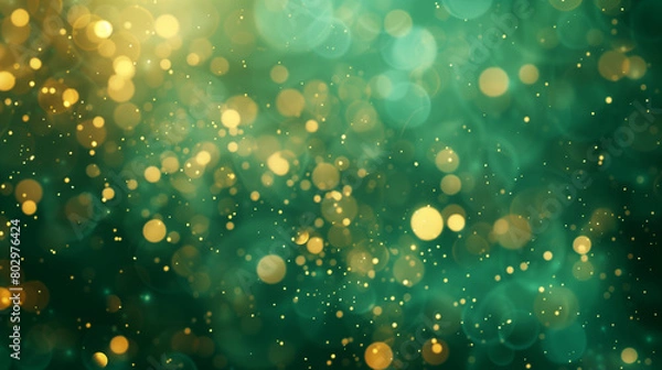 Fototapeta Abstract light bokeh background. Glitter sparkle.