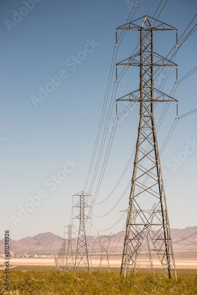 Obraz High Voltate Power Line