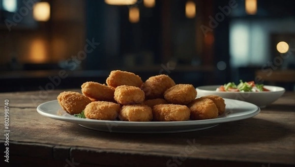 Obraz A plate of chicken nuggets