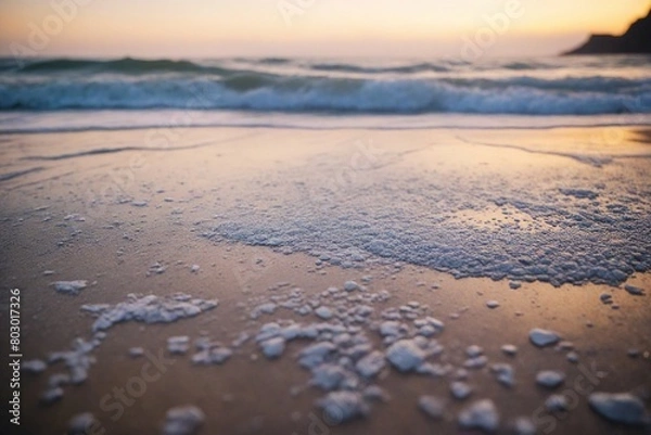 Fototapeta sunset on the beach