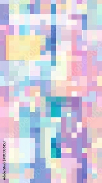 Fototapeta Vibrant Geometric Color Blocks Background Design