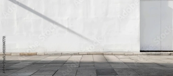 Fototapeta Empty white wall