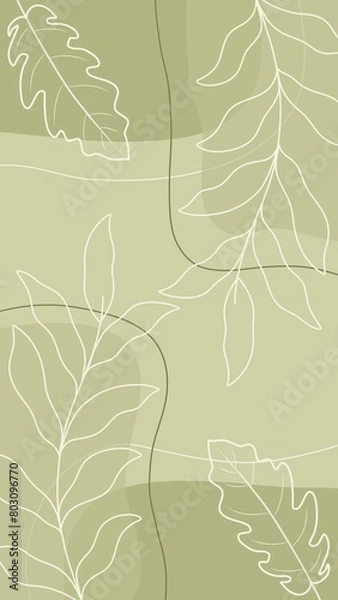 Fototapeta Wallpaper Background Flat Vector Illustration