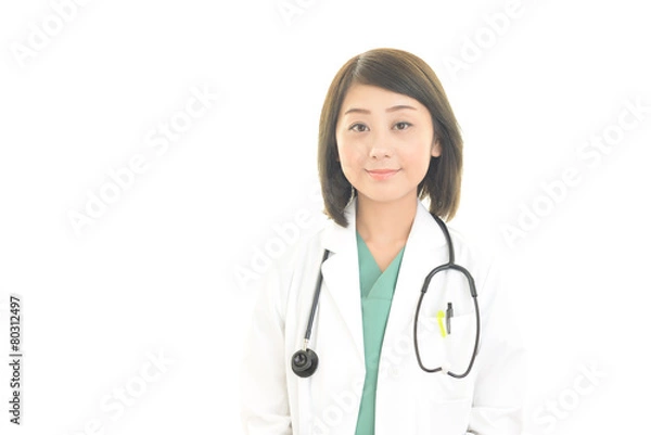 Fototapeta 微笑む女医