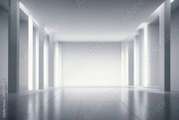 Fototapeta empty white room