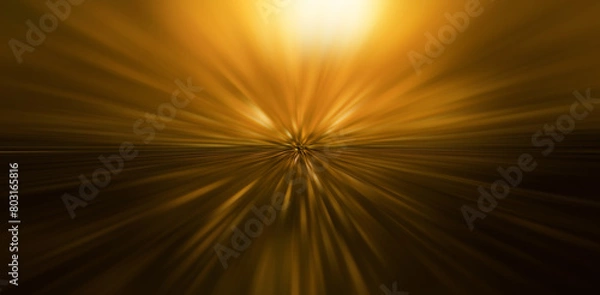 Fototapeta Abstract golden background with lines. Connection and network technology
