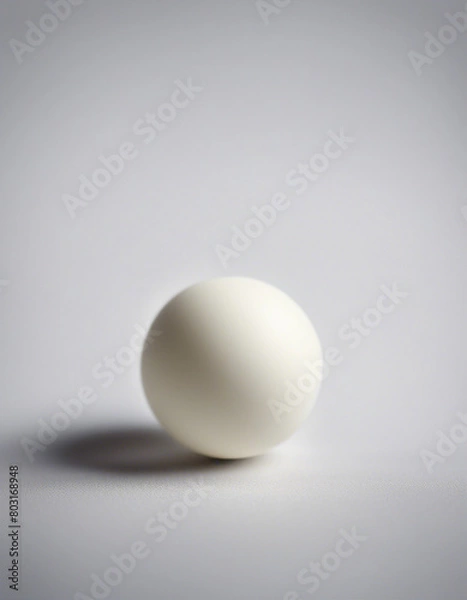 Fototapeta ping pong balls, isolated white background, copy space for text