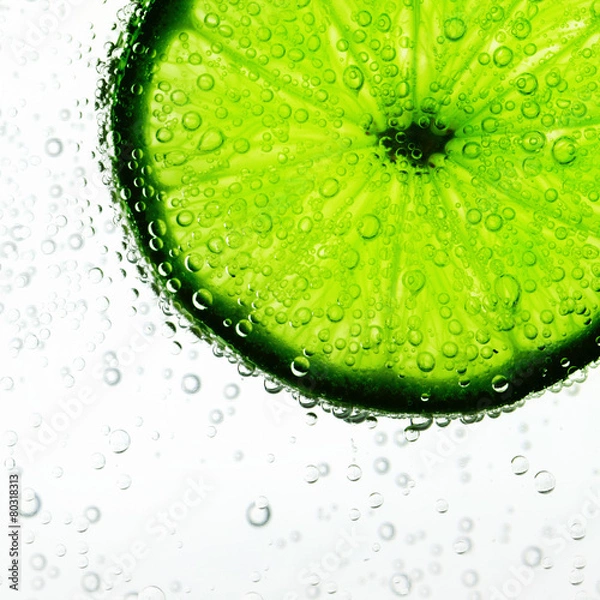 Fototapeta Lime in the water