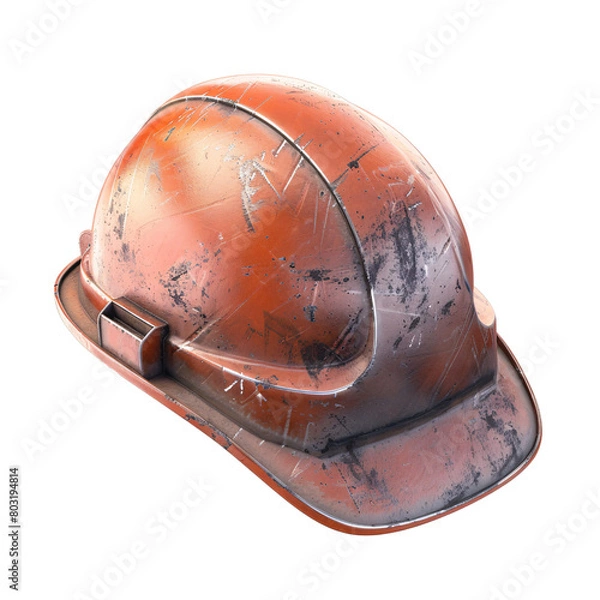 Fototapeta construction hat element_hyperrealistic_hyper detailed_isolated on transparent background