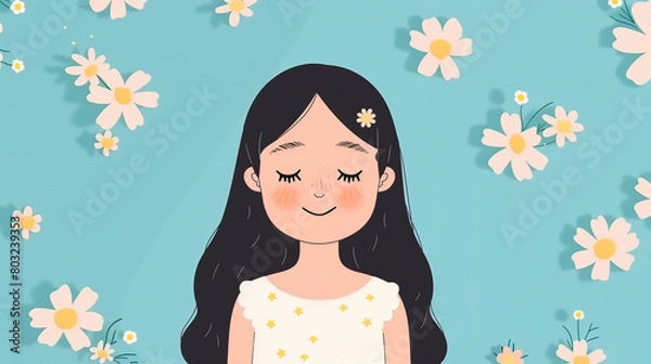 Obraz Children's day illustration