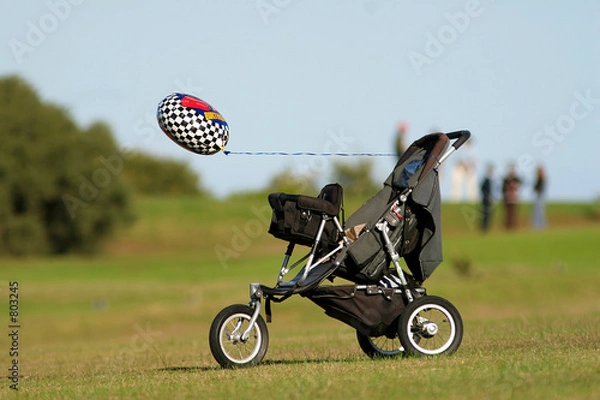 Obraz pram with balloon