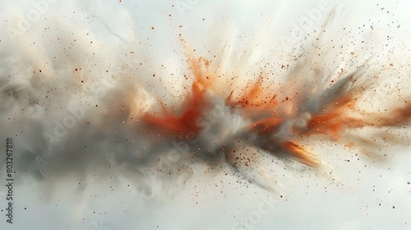 Fototapeta Spice Storm: Dynamic and Textured Earthy Elements