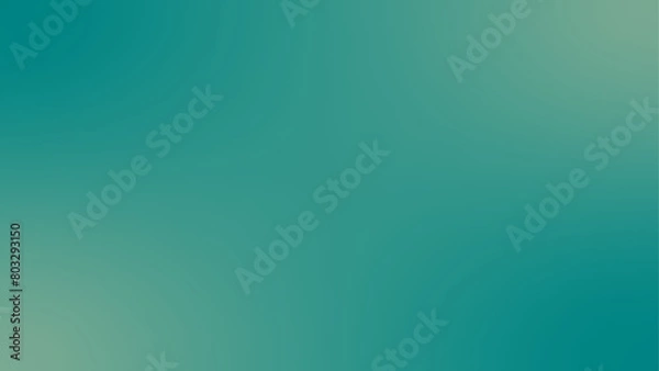 Fototapeta Smooth gradient turquoise background
