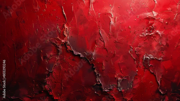 Obraz Red movie poster texture background