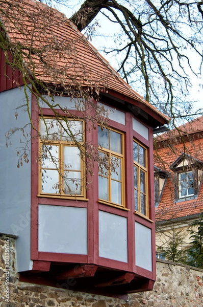 Fototapeta Stadtmauer von Grimma in Sachsen