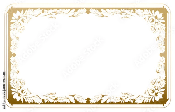 Fototapeta PNG  Bear pattern frame white.