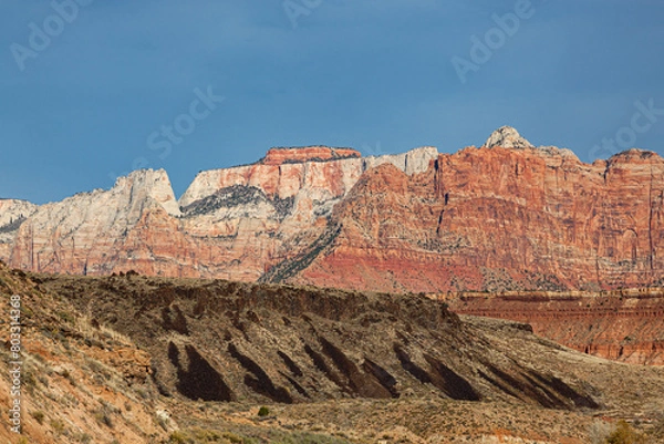 Obraz Ancient Eroded Mountains at Zion
