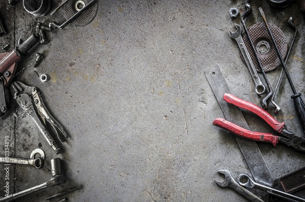 Obraz blank space on concrete floor