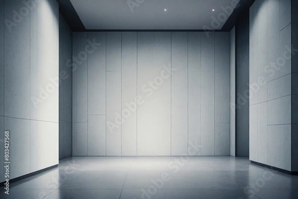 Fototapeta empty room with wall