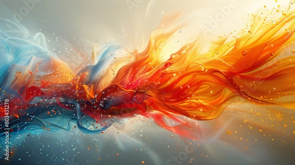 Obraz abstract background with smoke