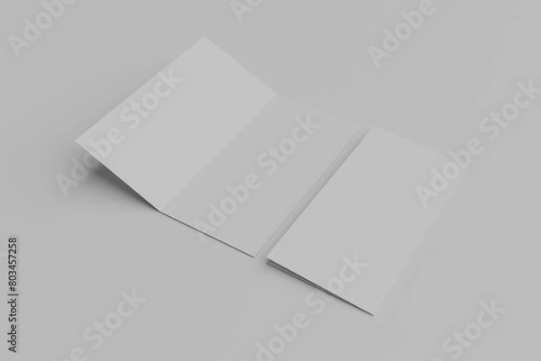 Obraz DL Bifold Brochure Mockups
