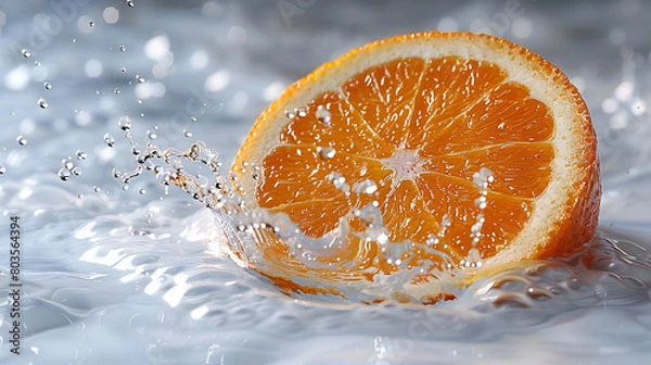 Obraz orange in water splash