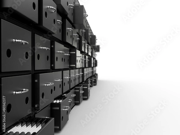 Obraz Filing cabinet, 3D