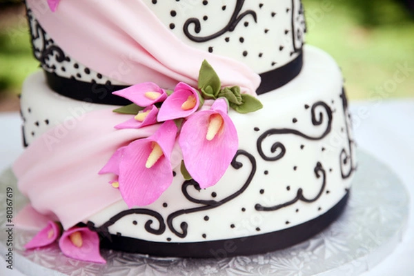 Obraz White Wedding Cake