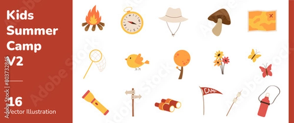 Fototapeta Kids Summer Camp 2