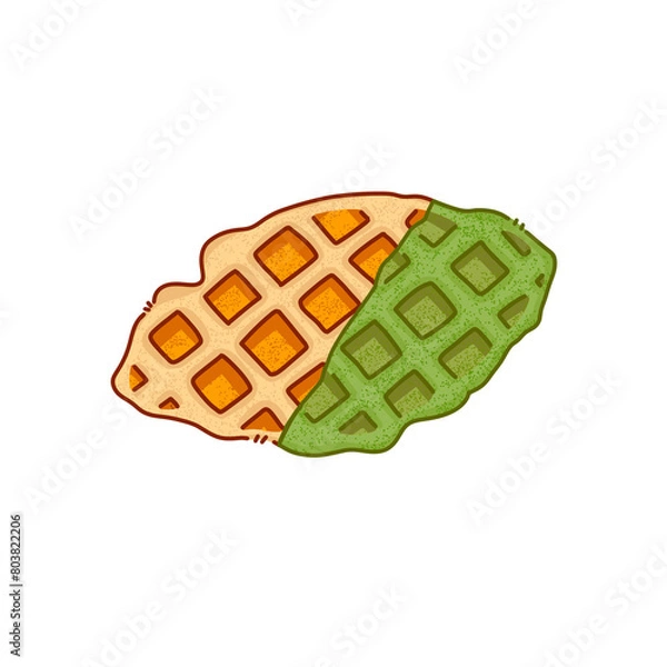 Obraz Matcha croffle